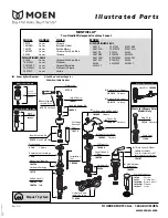 Предварительный просмотр 1 страницы Moen Brushed Nickel 6600BN Illustrated Parts List