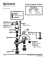 Предварительный просмотр 1 страницы Moen Brushed Nickel 6610BN Illustrated Parts List