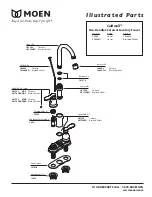 Предварительный просмотр 1 страницы Moen Brushed Nickel 84668BN Illustrated Parts List