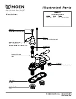 Moen Brushed Nickel 84914CBN Illustrated Parts List предпросмотр