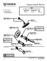 Moen Brushed Nickel TS31710BN Illustrated Parts List предпросмотр