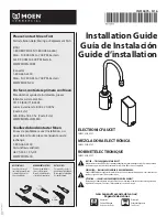 Предварительный просмотр 1 страницы Moen CA8303 Installation Manual