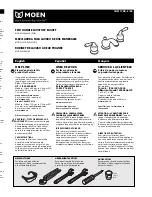 Предварительный просмотр 1 страницы Moen CA84240 Series User Manual