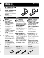 Moen CA87000 Series User Manual preview