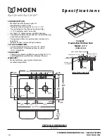 Предварительный просмотр 1 страницы Moen Camelot 22218 Specification