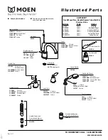 Предварительный просмотр 1 страницы Moen CASTLEBY T6989 Illustrated Parts List