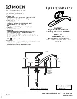 Moen CHATEAU 7454 Specification предпросмотр
