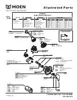 Moen CHATEAU L2353P Illustrate Parts List preview