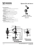 Предварительный просмотр 2 страницы Moen CHATEAU Posi-Temp 2353 Specifications