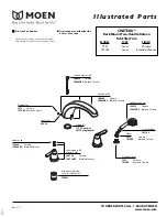 Moen CHATEAU T991 Illustrated Parts List предпросмотр