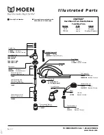 Preview for 2 page of Moen CHATEAU T991 Illustrated Parts List