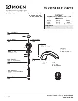 Предварительный просмотр 1 страницы Moen CHATEAU T999 Illustrated Parts List