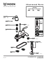 Preview for 1 page of Moen Chrome 84299 Illustrate Parts List