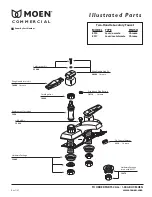 Предварительный просмотр 2 страницы Moen Chrome 8915 Illustrate Parts List