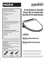 Preview for 1 page of Moen EB1500-E Installation Manual