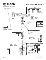 Moen EVA 6400BN Illustrate Parts List preview