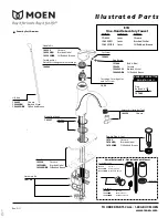 Предварительный просмотр 2 страницы Moen EVA 6400BN Illustrate Parts List