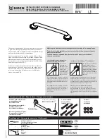 Moen EVA Grab bar Installation Instructions preview