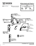 Moen EVA T944BN Illustrate Parts List предпросмотр