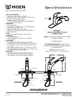 Preview for 1 page of Moen Extensa 7560C Specifications