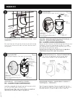 Предварительный просмотр 4 страницы Moen Fascination SW6092SP Installation Instructions Manual