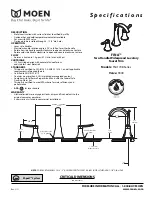 Moen Felicity S948 Specifications предпросмотр