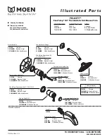 Moen FELICITY TS3410BN Illustrate Parts List предпросмотр