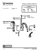 Предварительный просмотр 1 страницы Moen Felicity TS448BN Illustrate Parts List