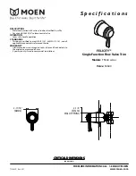 Предварительный просмотр 1 страницы Moen FELICITY TS544 Series Specifications