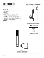 Moen FINA S11705 Specifications предпросмотр