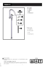 Предварительный просмотр 2 страницы Moen GN60419 Installation Instructions