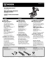 Moen INS1261A - 3/06 Product User Manual preview