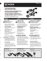 Moen INS1687 - 6/08 Instruction Manual предпросмотр