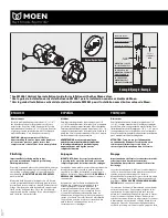 Предварительный просмотр 2 страницы Moen INS1972A Quick Start Manual