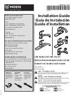 Предварительный просмотр 1 страницы Moen INS2217A-10 Installation Manual