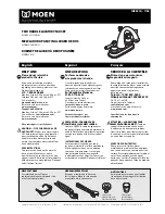 Moen Kingsley 6121 Series Installation Instructions Manual предпросмотр