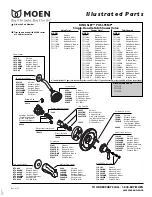 Предварительный просмотр 1 страницы Moen KINGSLEY POSI-TEMP T2111AZ Illustrated Parts List