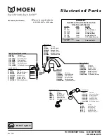 Предварительный просмотр 1 страницы Moen KINGSLEY T922 Illustrated Parts List