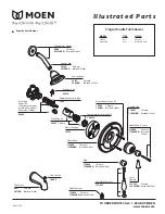 Moen L82385BN Illustrated Parts Manual предпросмотр