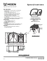 Moen Lancelot 22372 Specifications preview