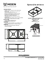 Предварительный просмотр 1 страницы Moen LANCELOT 22379 Specifications