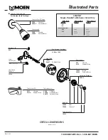 Предварительный просмотр 1 страницы Moen Legend 2200P Illustrated Parts List