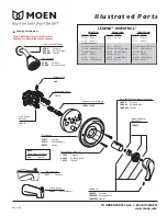 Preview for 1 page of Moen LEGEND MOENTROL 3803P Illustrated Parts List