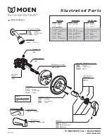 Preview for 2 page of Moen LEGEND MOENTROL 3803P Illustrated Parts List