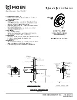 Предварительный просмотр 1 страницы Moen LEVEL Posi-Temp T2701BN Specification Sheet