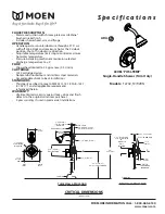 Moen LEVEL Posi-Temp T2702BN Specifications предпросмотр