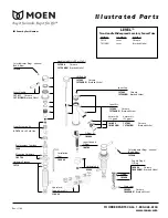 Moen LEVEL T6110 Illustrated Parts List предпросмотр