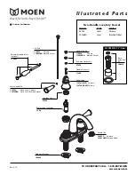 Moen Lever Brushed Nickel 84236BN Illustrated Parts List preview