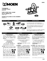 Предварительный просмотр 1 страницы Moen Lever Chrome 84781 Instruction Manual