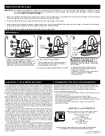 Предварительный просмотр 3 страницы Moen Lever Chrome 84781 Instruction Manual